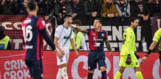 Cagliari-Sassuolo 2-1: decide Lapadula e Pavoletti