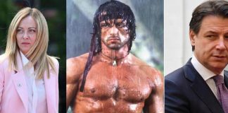 Meloni, Conte e lo scontro su… Rambo