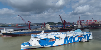 Moby, preso in consegna secondo traghetto nuova generazione Moby Legacy