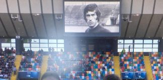 Udinese-Sassuolo, la gaffe: omaggio a Pulici e non a Juliano