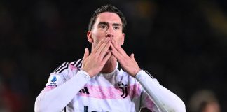 La Juventus vince 3-0 a Lecce e vola in vetta