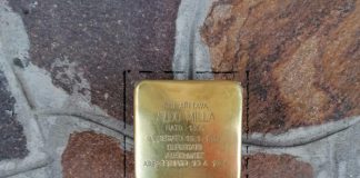 Posata a Rivarolo Mantovano la pietra d’inciampo in ricordo di Aldo Milla