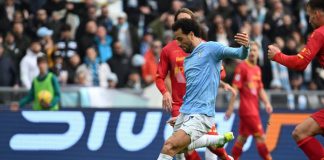Lecce ko 1-0 grazie a Felipe Anderson e quarta vittoria di fila per la Lazio