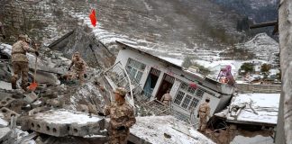 Terremoto in Cina, scossa 7.1 al confine tra Xinjiang e Kyrgyzstan
