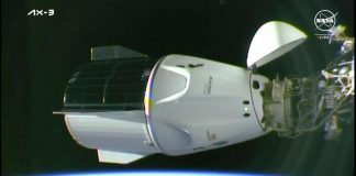 Spazio, navetta missione Ax-3 agganciata alla Stazione Spaziale Internazionale