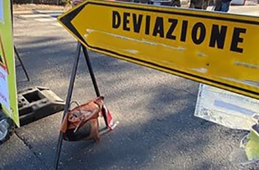 Cedimento stradale, chiusa l’Ostigliese all’altezza di Pontemerlano
