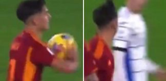 Roma-Atalanta, Dybala e la pallonata a Koopmeiners: cosa è successo