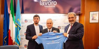 Supercoppa, il logo della Regione Lazio sulle maglie dei biancocelesti