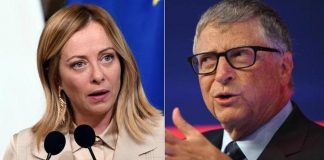 Bill Gates a Palazzo Chigi, incontro di un’ora con Giorgia Meloni