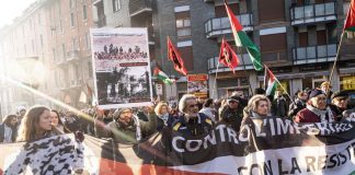 Corteo pro Palestina a Milano: “Sionisti come SS, fermare il genocidio”