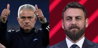 Mourinho esonerato, De Rossi nuovo tecnico della Roma