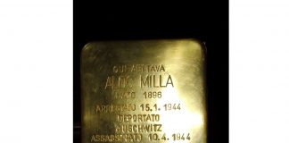 Pietra d’inciampo a Rivarolo Mantovano per Aldo Milla, morto ad Auschwitz