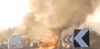 Sassari, assalto a portavalori: sparatoria e fuga dei banditi, diversi feriti