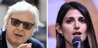 Sgarbi condannato per diffamazione contro l’ex sindaca di Roma Raggi