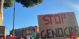 “Stop al genocidio a Gaza”, in centinaia in piazza a Roma
