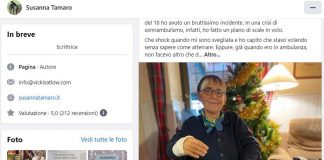 Incidente per Susanna Tamaro: “Potevo morire, che gioia essere viva”