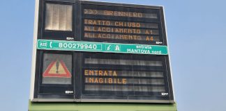 Maxi tamponamento in A22 tra Nogarole Rocca e Mantova Nord. Autostrada chiusa per nebbia da Modena e Verona