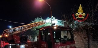 Vento forte sul Mantovano, alberi e pali Telecom caduti