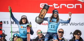 Brignone e Bassino sul podio nel superG di Crans Montana, vince Venier
