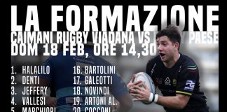 Rugby Serie A – Caimani domani allo Zaffanella contro il Rugby Paese