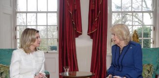 Ucraina, la moglie di Zelensky ricevuta dalla regina Camilla a Clarence House