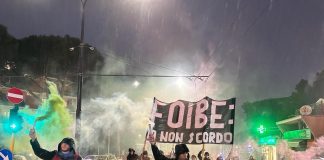 Foibe, CasaPound in corteo a Roma: “Ricordare è un dovere”