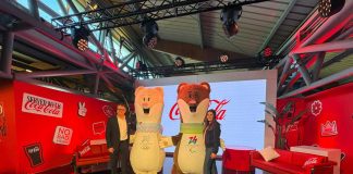 Sanremo 2024, le mascotte di Milano-Cortina 2026 arrivano a Casa Coca-Cola