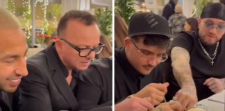 Geolier e gli spaghetti di notte con Guè, Luché e Gigi D’Alessio