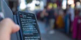 IT-Alert diventa operativo, da oggi avviserà per quattro tipologie di rischio: ecco quali