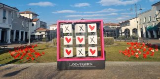 San Valentino al Mantova Village: l’amore vince e gioca con gli allestimenti a tema
