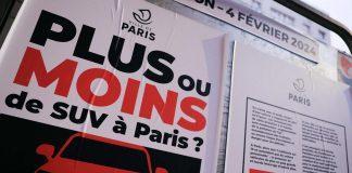 Parigi e il referendum ‘anti-Suv’: triplicato il costo dei parcheggi