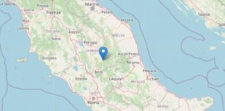 Terremoto in provincia di Perugia, la scossa di magnitudo 3.5