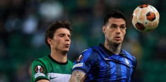 Sporting-Atalanta 1-1, gol di Paulinho e Scamacca in andata ottavi Europa League