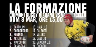 Domani i Caimani affrontano il Rugby Valpolicella. Madero: “Il risultato dipenderà solo da noi”
