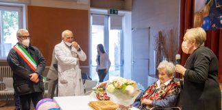 Quattro generazioni per festeggiare i 100 anni di Maria Franciosi al Mazzali
