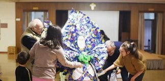 Pasqua, alla Casa del Sole il grande uovo dell’Ail e i doni di Girondi