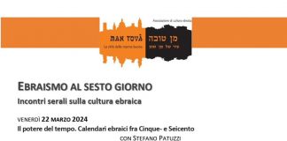 “Ebraismo al sesto giorno”, da domani ciclo di incontri sulla cultura ebraica