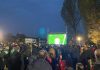 Grande tifo al Campo Canoa ma anche apprensione per il momentaneo svantaggio