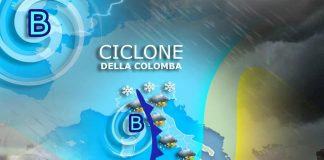 Arriva il Ciclone della Colomba: piogge, venti forti e anche tanta neve