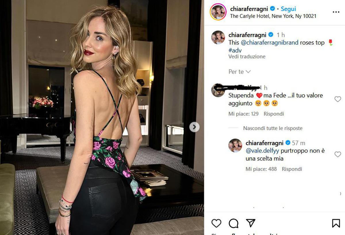 Chiara Ferragni Sulla Crisi Con Fedez: "Purtroppo Non è Una Mia Scelta ...