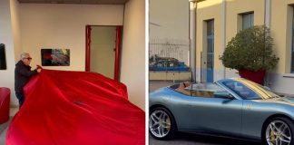 Fedez e la nuova Ferrari Roma: “La prima in Italia”