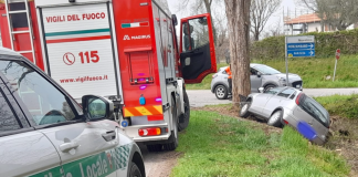 Auto si ribalta a Monzambano: bimbo di 2 anni illeso. Madre elitrasportata a Brescia