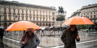 Meteo, oggi e domani ancora pioggia e neve per due cicloni in arrivo