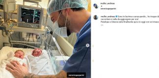 Doppio fiocco rosa per Veronica Peparini e Andreas Muller, nate le gemelle Penelope e Ginevra