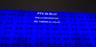 Tumore colon retto, Policlinico Tor Vergata si illumina di blu per la prevenzione