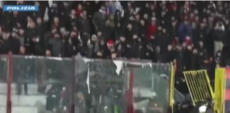 Scontri durante derby Casertana-Foggia, 14 Daspo per 56 anni totali