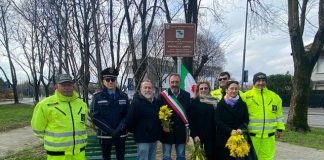 Cerese, ecco il parco ‘Raffaella Carrà’. Sergio Japino al Comune: “Grazie a tutti voi”