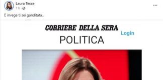 Annunziata si candida in Europa, Laura Tecce la prende in giro: “E invege ti sei ganditata”