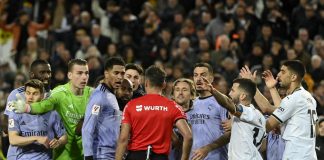 Valencia-Real Madrid 2-2, gol fantasma allo scadere e polemiche