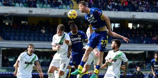 Verona-Sassuolo 1-0, gol di Swiderski decide la sfida salvezza